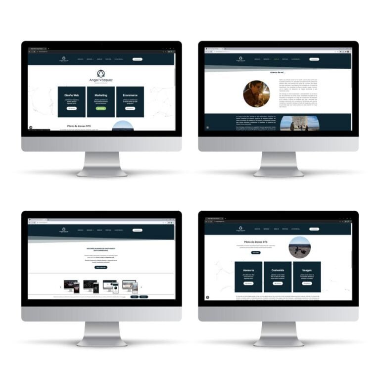 Asesoría de marketing y diseño web Web Ángel Vázquez