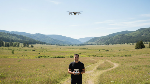 AngelVAzquez Pilotando un Dron